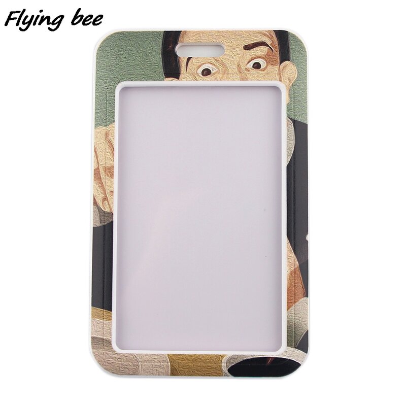 Flyingbee – porte-clés d'art de peinture à mémoire éternelle X1340, lanière de cou pour clés de téléphone, porte-Badge, créatif