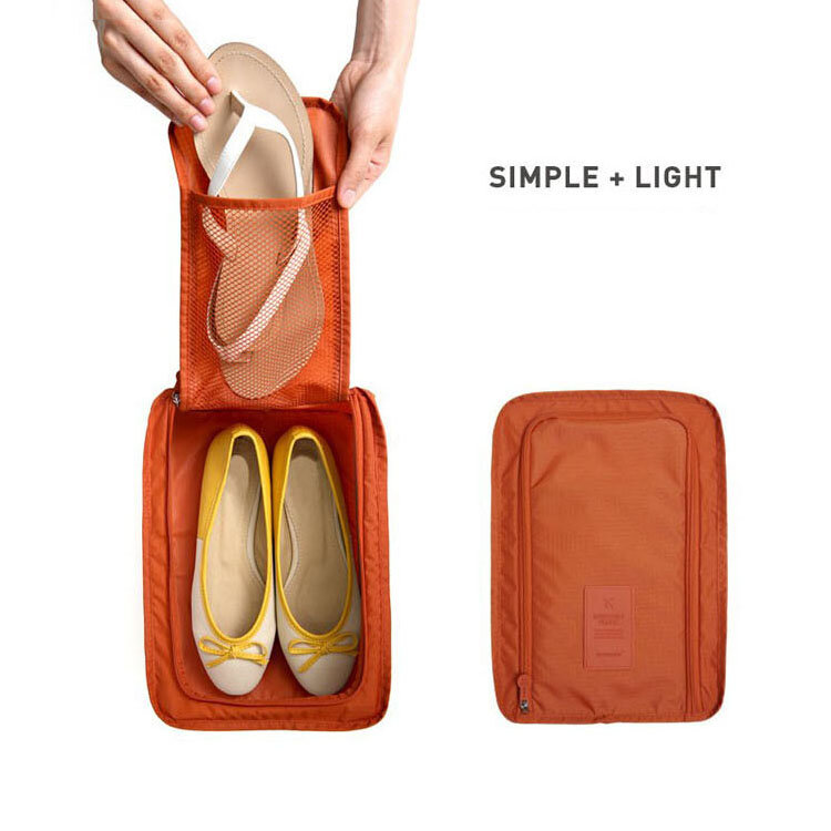 Scarpe pieghevoli borsa da imballaggio da viaggio scarpe da ginnastica necessarie pantofole organizzare gli oggetti borsa a prova di polvere accessori per il pacchetto di immagazzinaggio