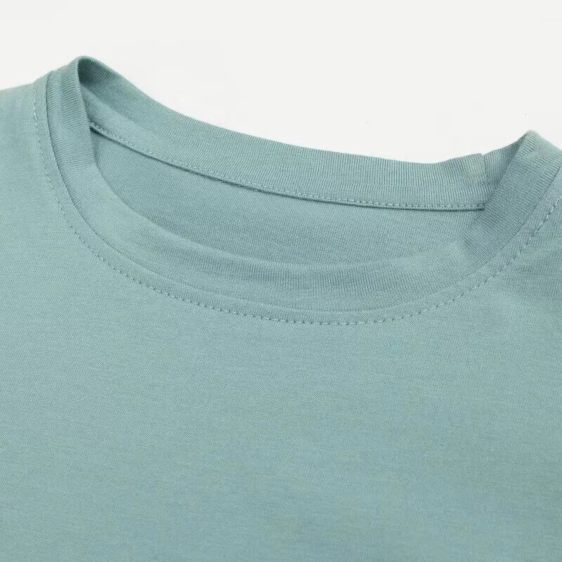 New Cotton Tshirt Sexy Flowers Print Short Sleeve Tops & Tees Fashion Casual  T Shirt
