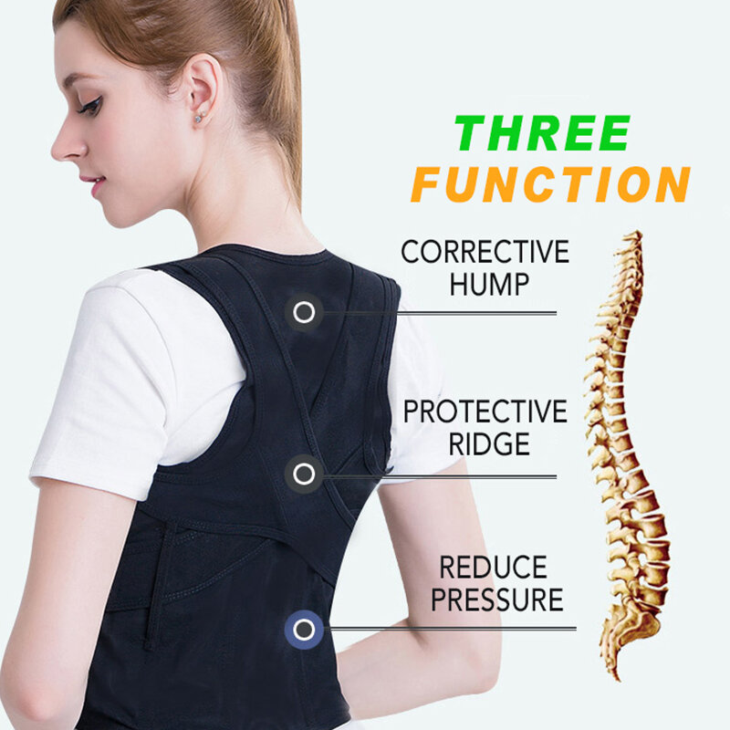 Corrector de postura Universal para espalda, soporte para clavícula, entrenador de espalda ajustable para dejar de encordar y hundir
