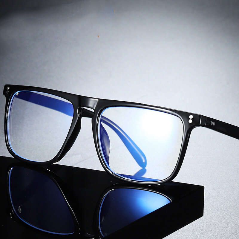 مكافحة نظارات الضوء الأزرق حجب تصفية يقلل النظارات سلالة كمبيوتر ألعاب واضحة نظارات الرجال تحسين الراحة