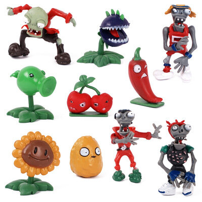 12รูปแบบพืช Vs Zombies ของเล่น PVZ พืชสงครามผีดิบ2 Pea Shooter Sunflower ของเล่นการ์ตูน PVC คอลเลกชันตุ๊กตา