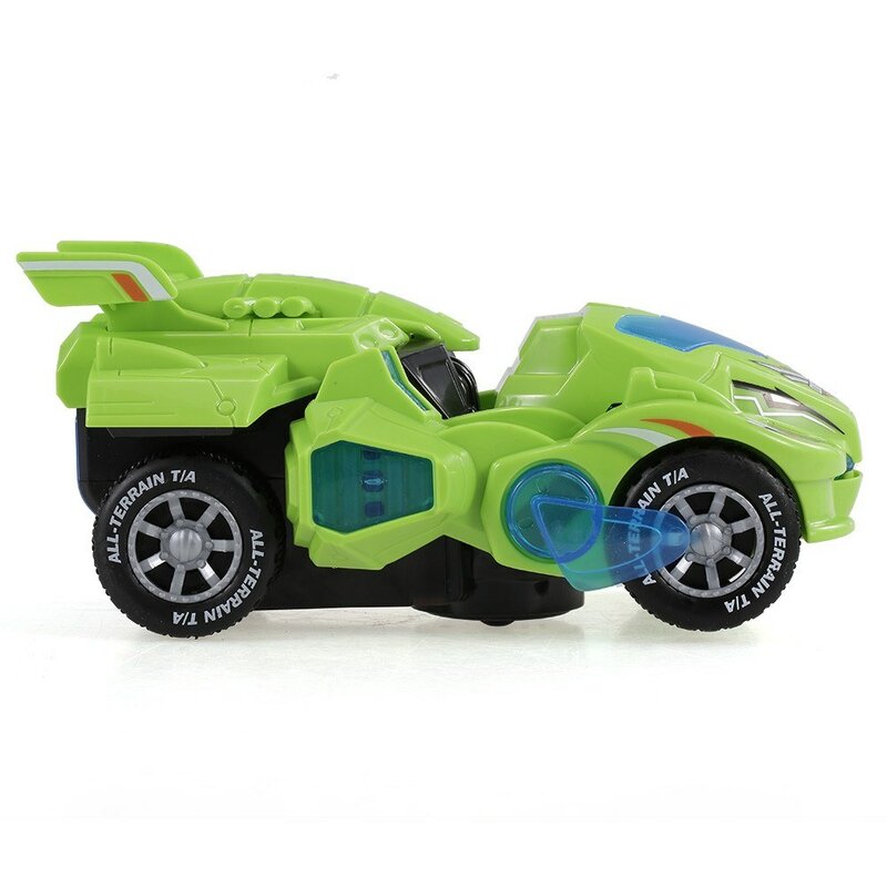 Dinosaur Car Toys Transformable Dinosaur Car Pull Back Car Toy Electric Transforming Flashlight Dinosaur Led Car