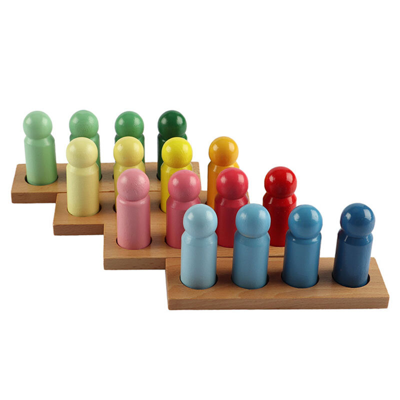 Leermiddelen Zintuiglijke Serie Kleur Resemblance Sorting Game Gradiënt Kleur Board Vroeg Leren Speelgoed