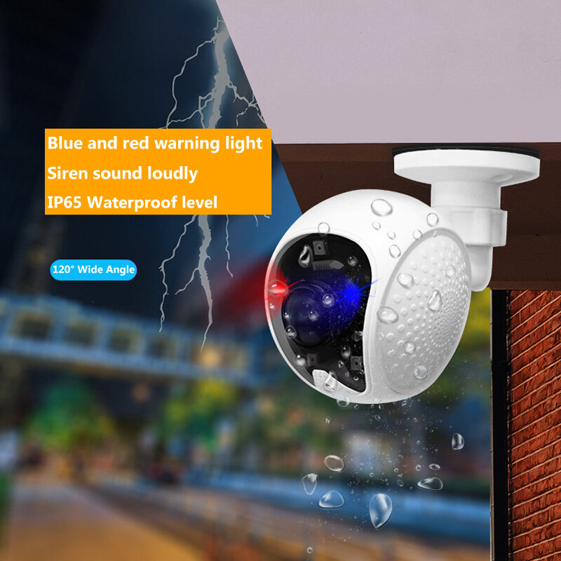 Kamera IP 1080P WiFi zewnętrzna kamera monitorująca bezpieczeństwo wewnętrzne wykrywanie ruchu Monitor wideo CCTV Smart Home Baby Pet Cam