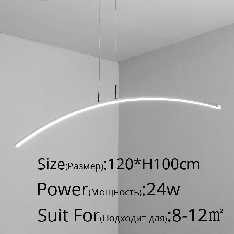 Pendentif LED moderne s'allume pour étude cuisine salle à manger salon cordon suspendu Lustre lampes d'intérieur luminaires