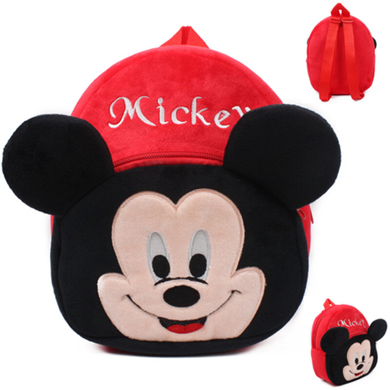 Disney mignon dessin animé jouets en peluche Mickey Mouse Minnie Winnie l'ourson les vengeurs chiffres sac à dos enfants maternelle sac d'école