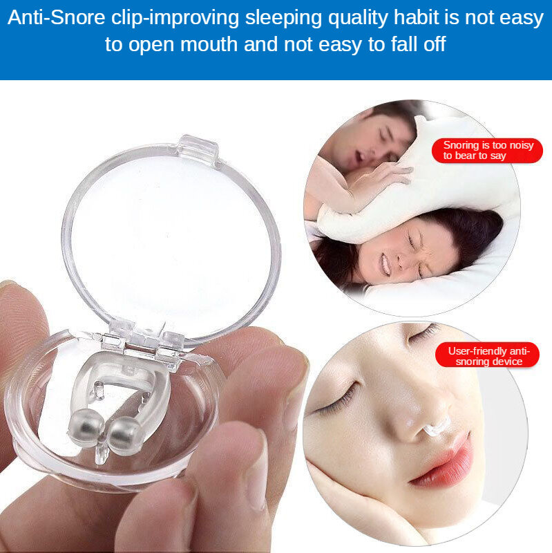 1 pz Silicone smettere di russare naso Clip anti-russare dispositivo sonno aiuto Apnea guardia dispositivo notturno per una migliore respirazione Dropshipping