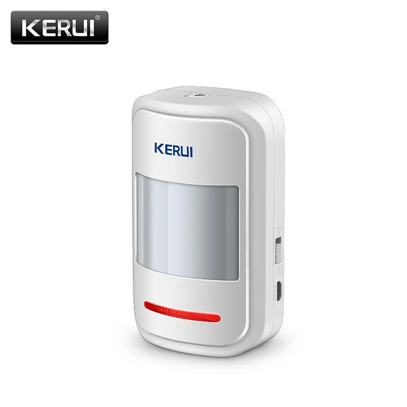 Беспроводной детектор движения KERUI, 433 МГц, с PIR-индикатором для GSM/PSTN, охранная сигнализация для дома, система домашней защиты
