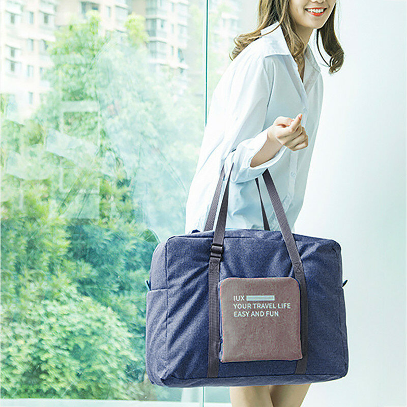 Men Travel Bags Waterproof Nylon Folding Laptop Bag Large Capacity Bag Luggage Travel Bags Portable Women Handbags