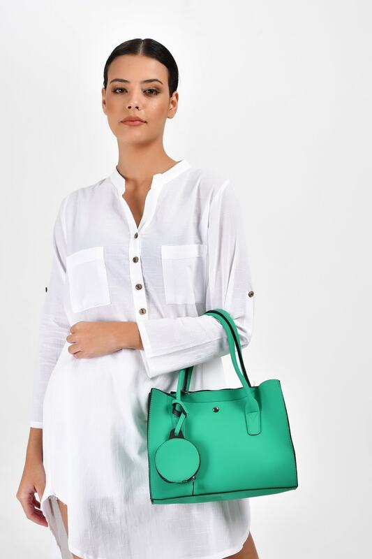 Mini bolso de cuero de terciopelo impermeable para mujer, bolsa femenina de manga corta verde agua, a la moda, con correa para el hombro, informal, 2021