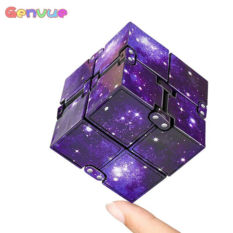 Antistress Infinite Relax for Adults Cube Magic Hand Fidget Toy Office Flip Cubic Puzzle Ball Decompression Reliever Autism Toys