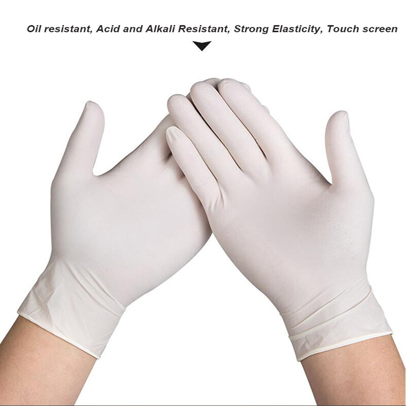20 PCS/LOT  Disposable Nitrile Gloves Safety Work Glove Food Prep Cooking Gloves  Kitchen  Waterproof Service Cleaning