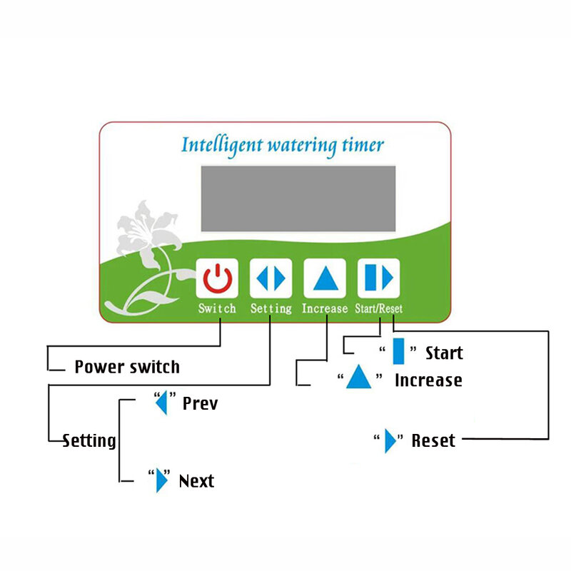 Sistema de riego automático inteligente para jardín, sistema de temporizador de bomba de agua de riego por goteo de plantas en maceta de energía Solar