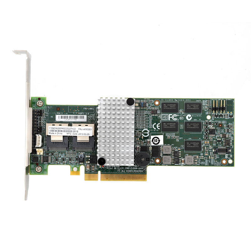 Megaraid – contrôleur RAID 6G SATA / SAS pour IBM M5015, PCIe x8, LSI 46M0851, 9260-8i
