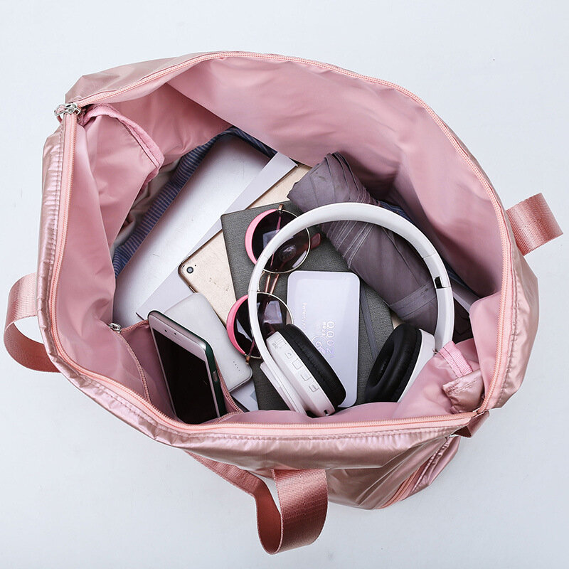 Женская дорожная сумка-тоут, сумка на плечо для ночевки на выходные, вещевая Водонепроницаемая спортивная сумка для спортзала
