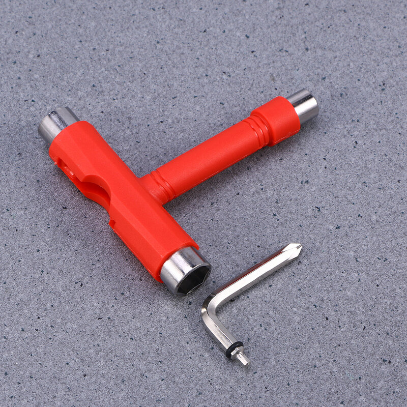 Mini t tipo ferramenta chave rolo skate ferramenta de reparo ferramenta de ajuste com chave l-tipo chave de fenda
