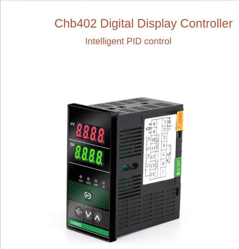 Zhilong Thermostat CHB402 SSR รีเลย์เอาต์พุตปรับอุณหภูมิสวิทช์อุณหภูมิคงที่เครื่องมือควบคุม
