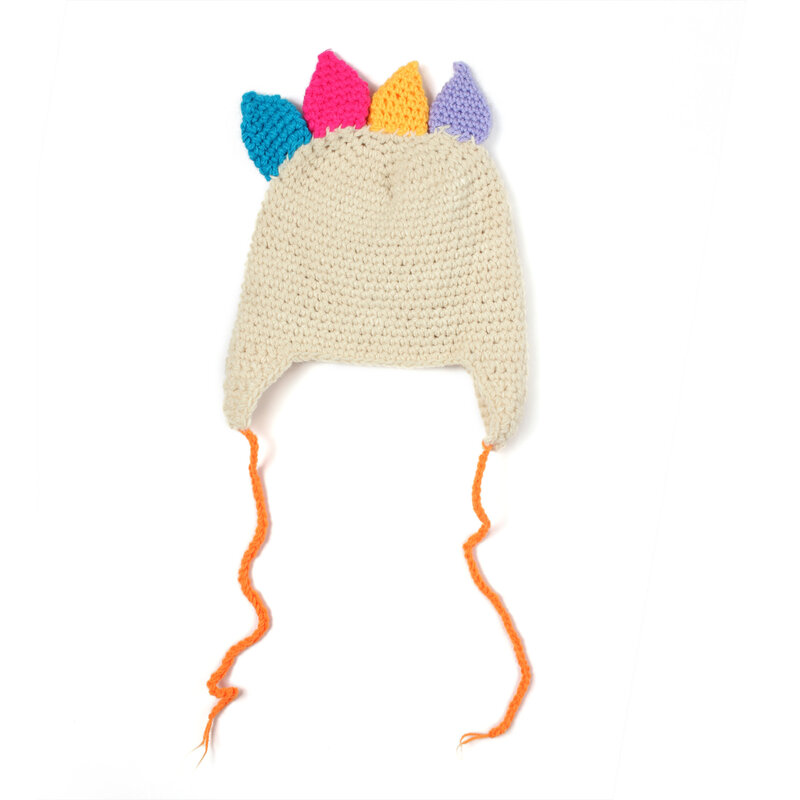 Chapeau de Thanksgiving tricoté en turquie pour bébé, chapeau drôle, tresses, cadeau pour enfants, accessoires de vêtements