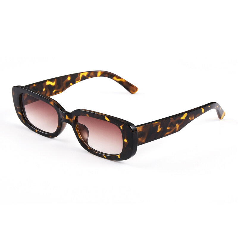 Очки солнцезащитные женские квадратные, небольшие прямоугольные винтажные зеркальные солнечные очки конфетных цветов, с плоским верхом и ...
