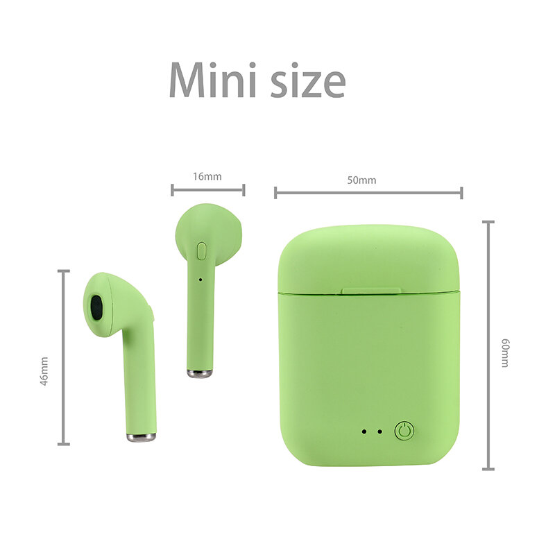 Écouteurs sans fil Bluetooth 5.0 TWS Mini2, oreillettes mates, boîte de charge, casque d'écoute, pour xiaomi, iphone