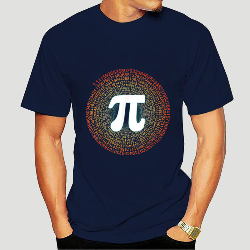 Мужская футболка высшего качества с забавным математическим геометрическим принтом, Повседневная Свободная Мужская футболка с круглым вы...