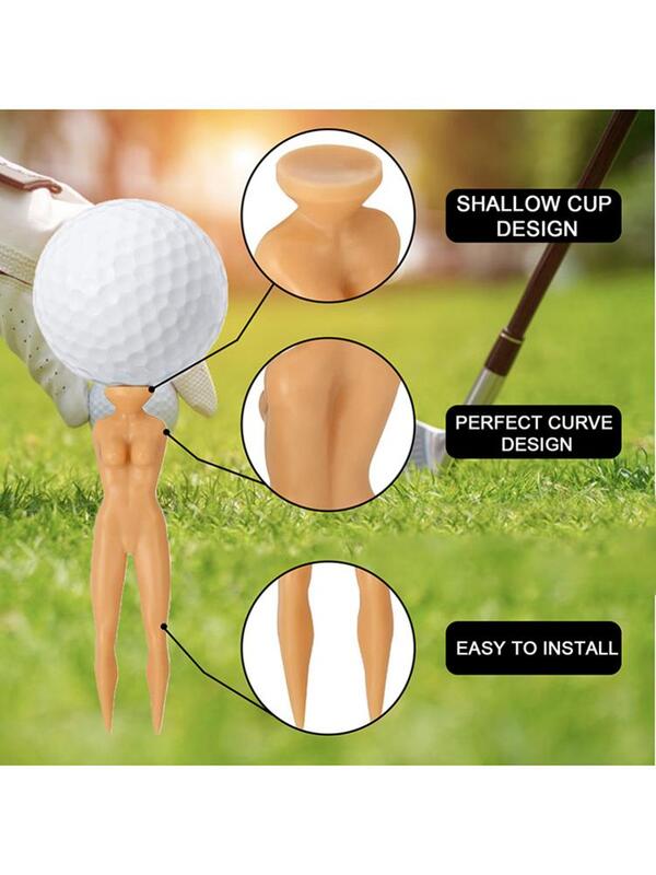 10 pçs de alta qualidade tees de golfe sexy menina de alta qualidade leve suportes de treinamento titular bolas de golfe ferramentas de presente acessórios