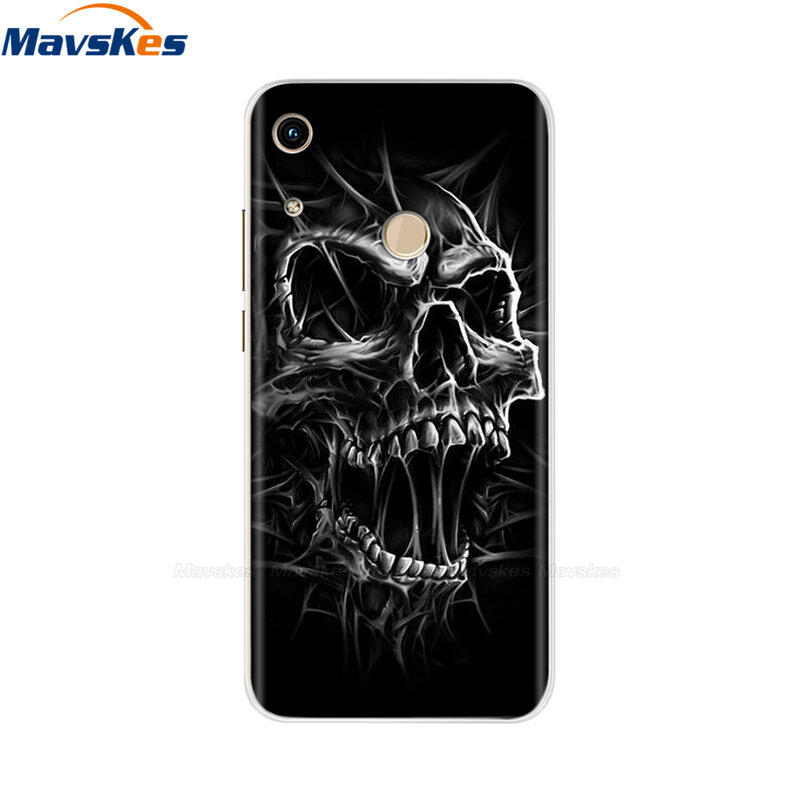 Case For Huawei Honor 8A Case Cover Silicone Case For Huawei Honor 8a Cover Flower Cartoon TPU Fundas For Honor 8A JAT-LX1 Capa