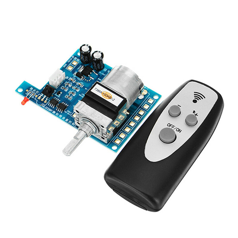 DC 9V Infrared Remote Control Potentiometer Volume Control Board Motor Control Audio Amplifier Modules With Indicator Light