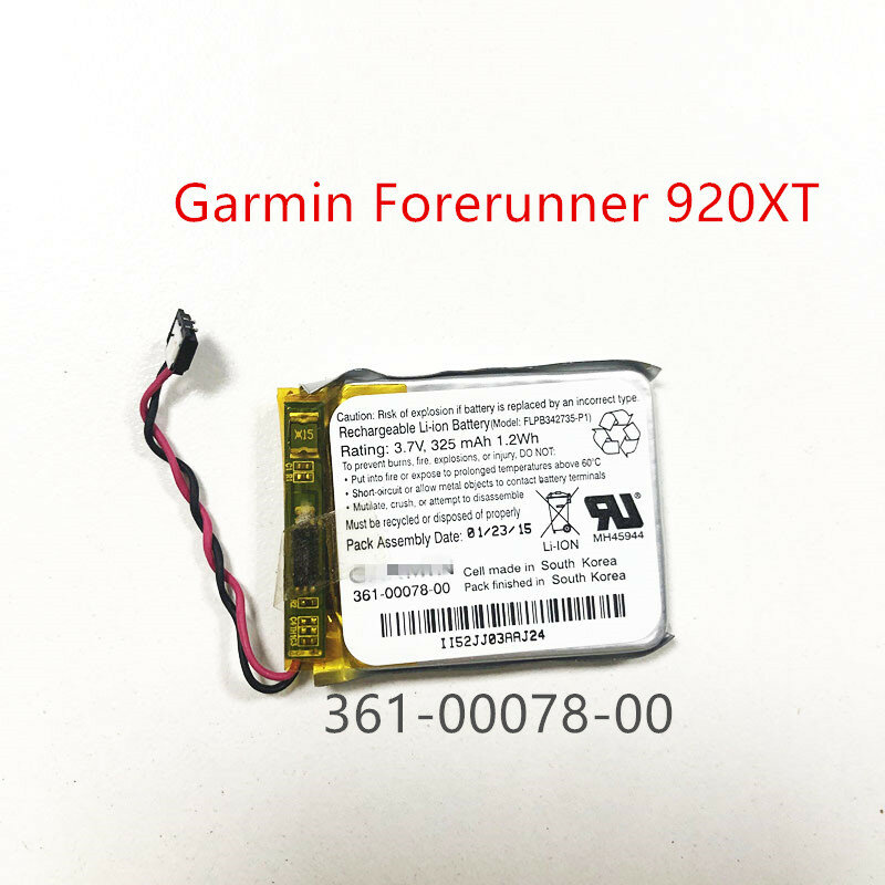 Запасная литий-ионная батарея для Garmin Forerunner 35 220 225 230 235 945 235j 735xt 935 645M 920XT GPS Sports