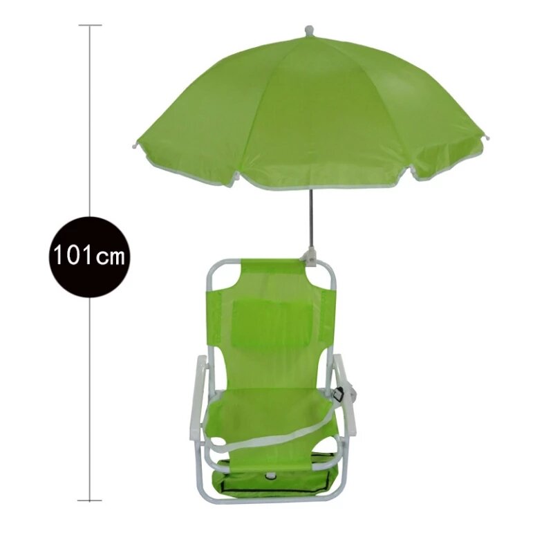 Strand Kinder Sonnenschirm Stuhl Im Freien Picknick Camping Oxford Tuch Klappstuhl mit Regenschirm Leichte, Tragbare Möbel
