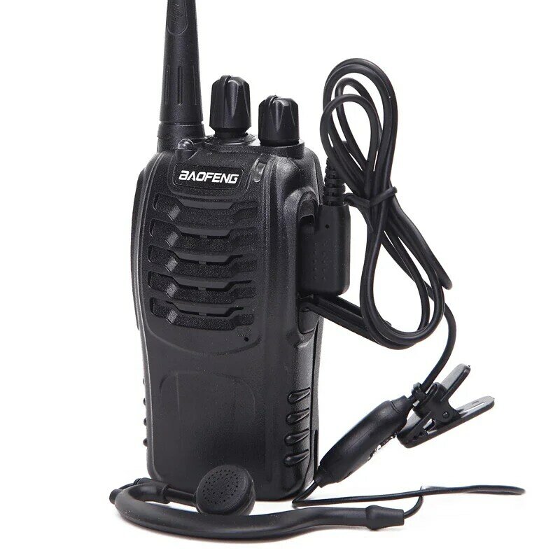 Baofeng-walkie-talkie BF-888S, radio bidireccional portátil, CB, UHF, 400-520MHz, transmisor, transceptor, 5W, 2 uds.