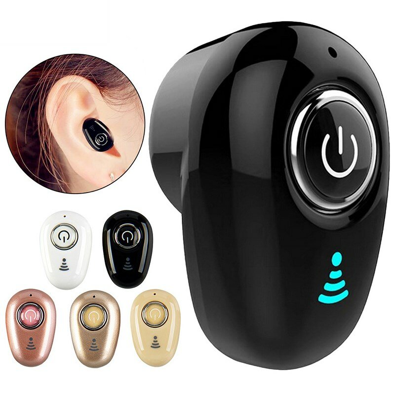 Mini écouteurs intra-auriculaires sans fil Bluetooth, oreillettes invisibles, mains libres, stéréo, avec micro, pour xiaomi Samsung huawei