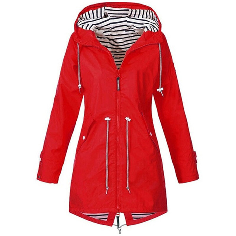 여성 자켓 코트 방수 방풍 전환 후드 자켓 야외 하이킹 의류 겉옷 여성 경량 레인 코트