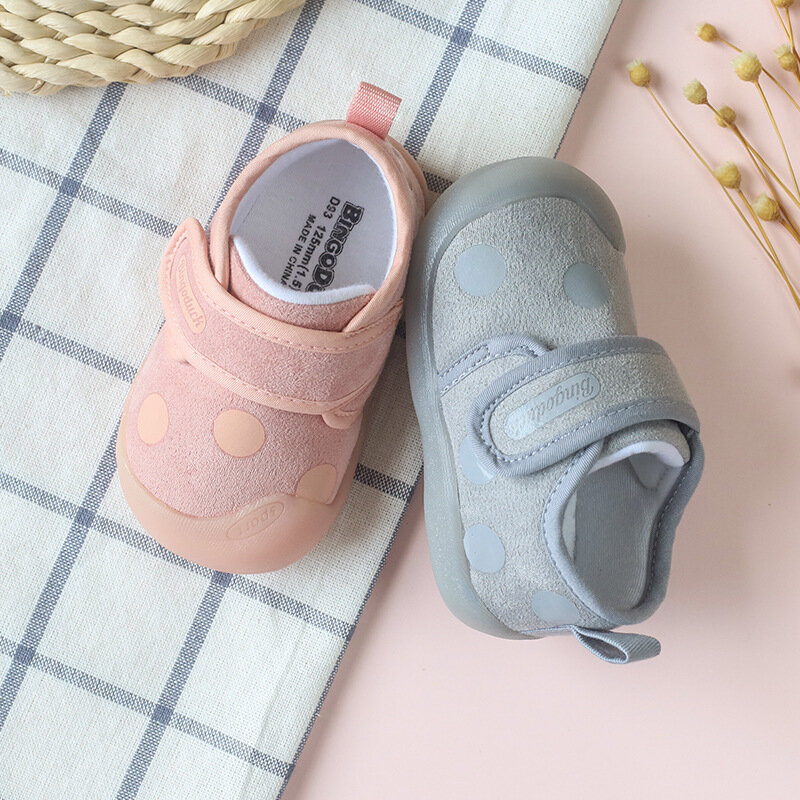 2021 New Baby Girl Toddler Shoes Spring and Autumn Boys Shoes 0-3 Years Old Infant Soft-soled Cotton Newborn Casual Shoes