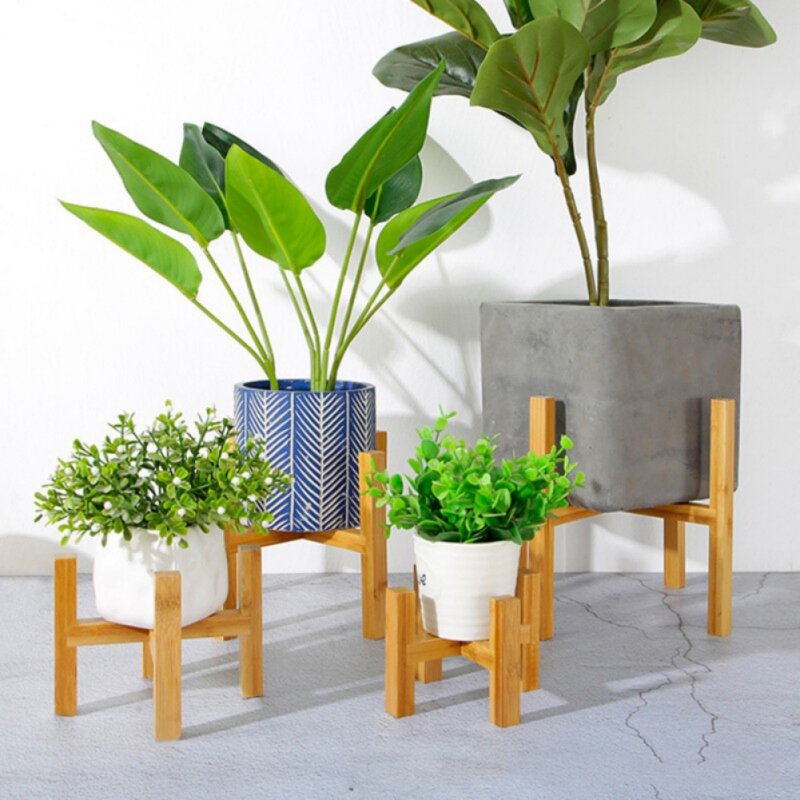 Furniture New Plant Shelves bonsai Wooden Plant Stand Flower Display Wood Shelf Storage Rack