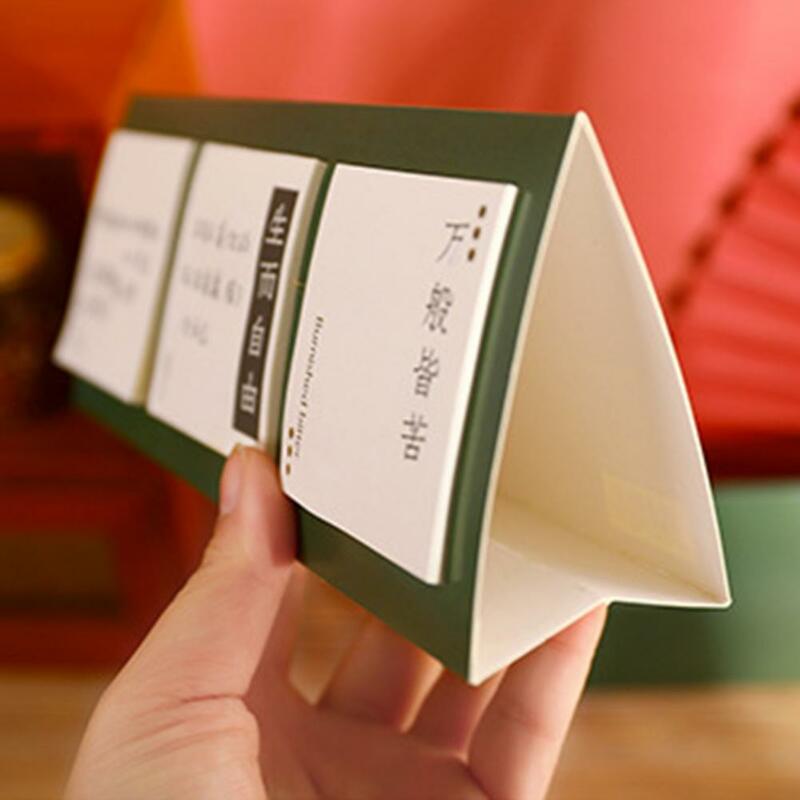 Sticky Note praktyczne kolorowe chiński styl samoprzylepne notatniki dla studentów samoprzylepne notatniki