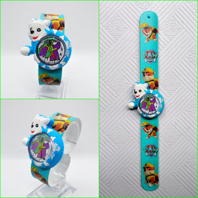 Zegarek dziecięcy zespół psów zegarek dla dzieci elektroniczne cyfrowe zegarki dla dzieci dla chłopców dziewcząt Kid prezent urodzinowy zegar studencki dla dzieci