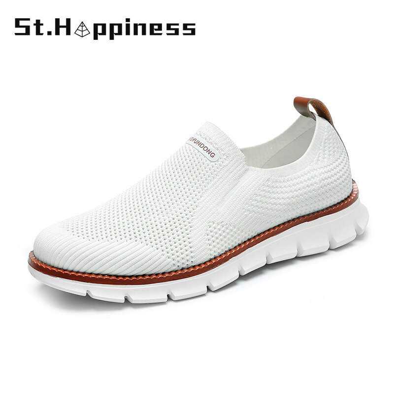 2022 New Men's Mesh Casual Shoes Fashion Lightweight Breathable Soft-Soled Shoes Summer Outdoor Sports Fitness Sneakers Big Size