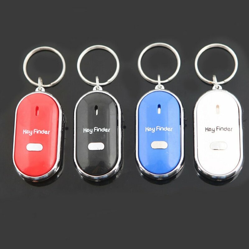 Mini Whistle Anti Lost Key Finder สมาร์ทกระพริบ Beeping Remote Keyfinder Locator พวงกุญแจไฟฉาย LED