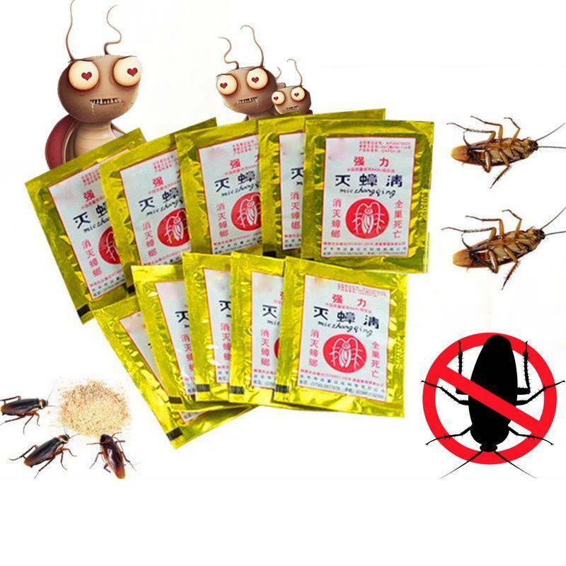 100 pz scarafaggio Killer polvere scarafaggio medicina famiglia Non tossico cucina scarafaggio uccidere esca polvere scarafaggio Killer
