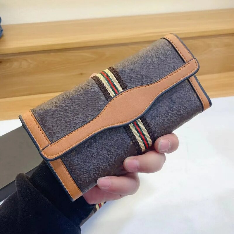 New fashion brand wallets, long brand clutches, wallets wallet women  luxury designer wallets men's wallet