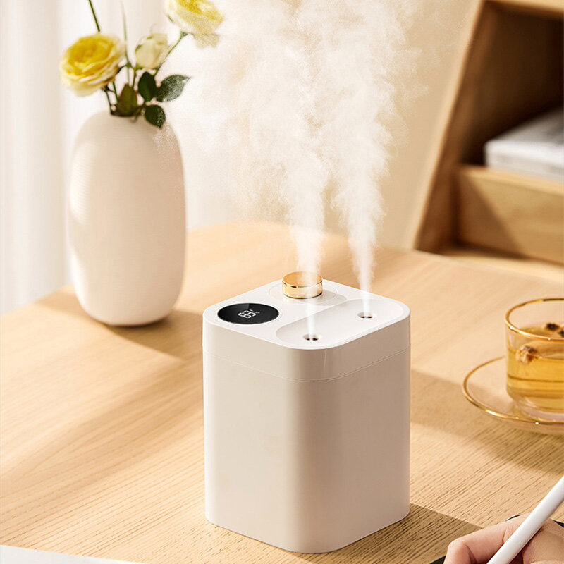 800ml Wireless Air Humidifier Ultrasonic Cool Mist Makger Fogger 2000mAh USB Rechargeable Purifier Water Diffuser Humidificador
