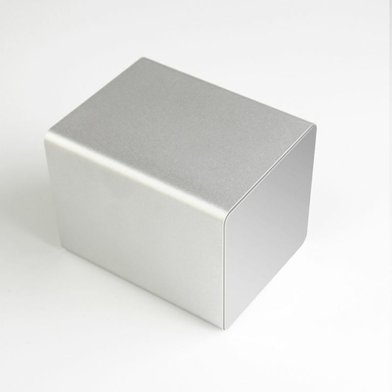 Metal quadrado mesa caneta lápis organizador copo armazenamento titular recipientes de alumínio transporte da gota