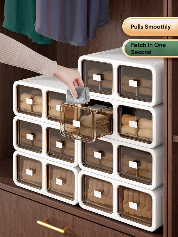 JOYBOS scatola di immagazzinaggio biancheria intima calzini biancheria intima calzini cassetto armadio semplice e conveniente dormitorio di finitura per la casa