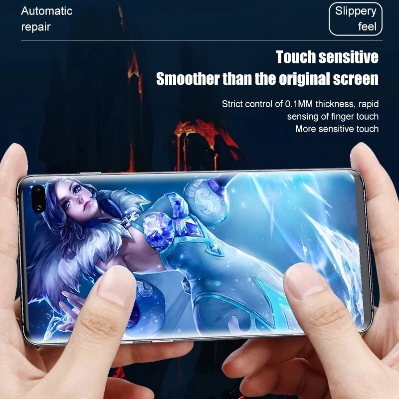 Hydrożel Film do Samsung Galaxy A72 A71 A70 A52 A51 A50 A21s A32 A10 ochraniacz ekranu S21 Ultra S20 fe S10 S9 S8 Plus nie szkło