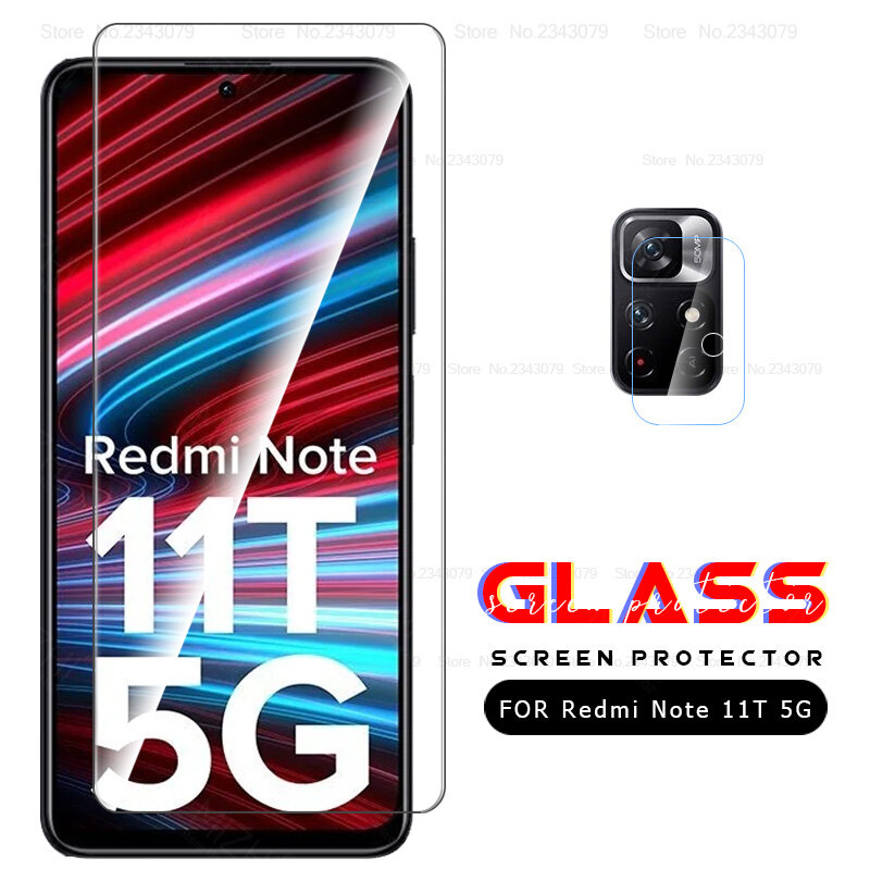 Film de protection en verre pour xiaomi, protecteur d'écran pour redmi note 11 t 5G