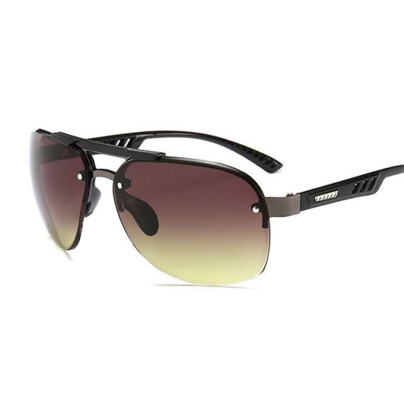 Солнцезащитные очки-авиаторы для мужчин и женщин, зеркальные винтажные солнечные аксессуары в стиле ретро, чёрные, 2021