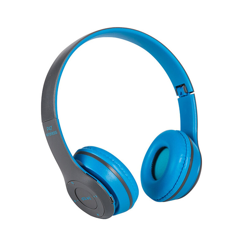 Headphone Baru Headphone Bluetooth 5.0 Nirkabel Headset Helm Stereo Musik Headset Gaming Dapat Dilipat untuk Hadiah Ponsel PC Tablet
