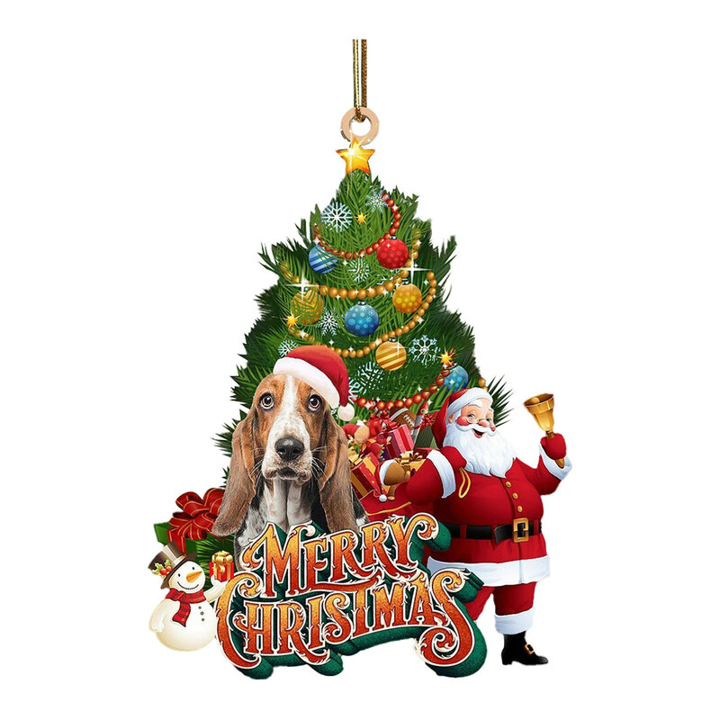 クリスマスの装飾的な吊り下げ式の木,かわいい木,クリスマスプレゼント,木製のプリント,家の装飾